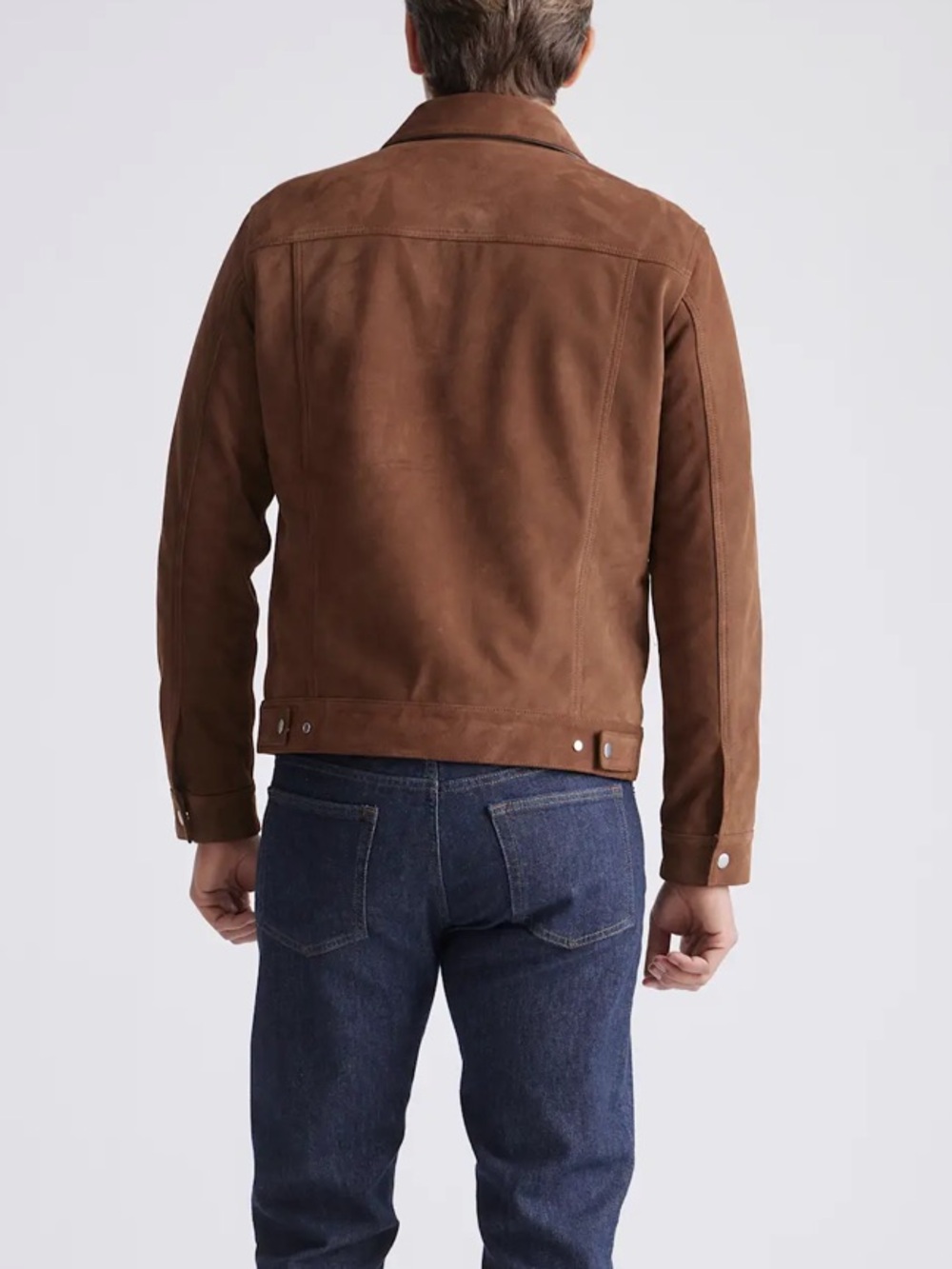 NWT Quince Men’s Italian Suede Trucker Jacket - Picture 2 of 9